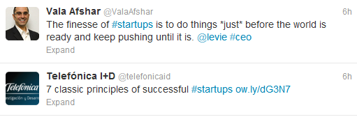 hashtag startup