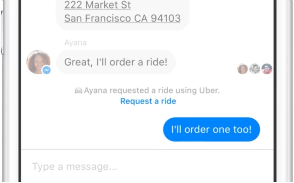 Messenger Uber